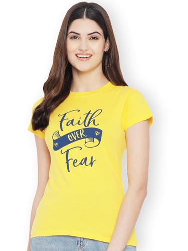 Image of Style Go Women's /Girls Cotton Regular Fit Graphic Stylish Printed Short Sleeves Casual T-Shirt || Trends & Stylish (Pack 2)