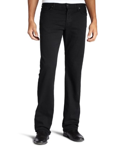 7 For All Mankind Men's Standard Straight-Leg Jean in Black Out