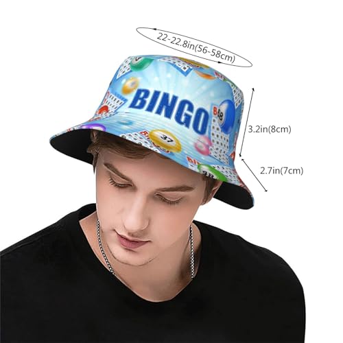 Bingo 2 Bucket Hat Unisex Fisherman Hats Summer Sun Cap Outdoor Travel Beach for Women and Men3