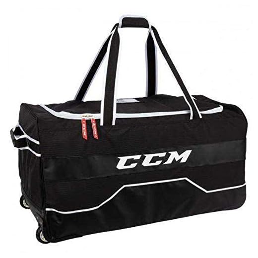 CCM Hockey 370 Wheeled Bag, Black (33" L x 17" H x 15.5" W)