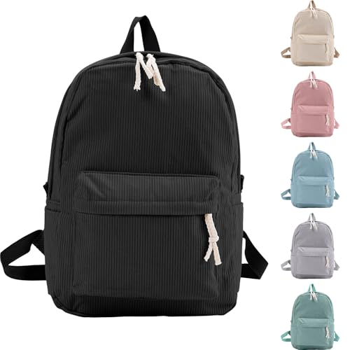 InfiniZer Corduroy School Bags for Boys Girls Causal School 