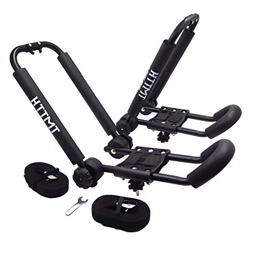 HONGK- HTTMT- 1 Pair Foldable Kayak (Style A) Carrier Boat Canoe Fold Rack