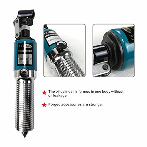 NMAZA 10Ton Hydraulic Gear Puller Wheel Bearing Pulling Separator 3 in 1 Pump Oil Tube Drawing Machine M/Case - Thumbnail 5