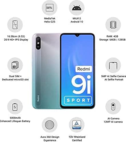 Smartphone Xiaomi Redmi 9i Sport Metallic Blue 4Gb / 64gb