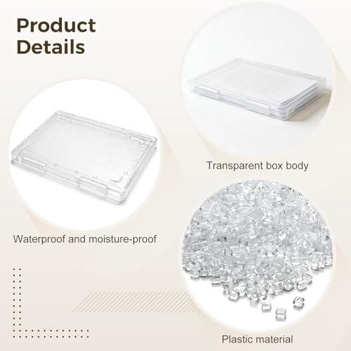 Pochettes transparentes A4 (lot de 6) pour organiser vos projets professionnels