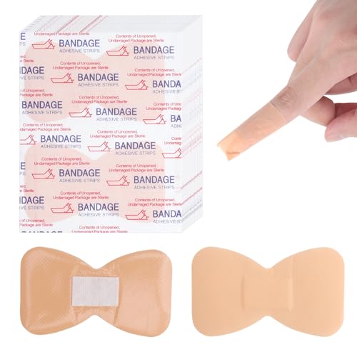 60 Stk Fingerkuppe Pflaster Selbsthaftend für Fingerpflaster & Zehenpflaster Extra Starkes Fingerpflaster mit Elastischer Passform Latexfrei Atmungsaktiv Stück für Alltag Arbeit Sport & Reise