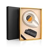 Cigar Lighter 4 Torch Jet Flame with Punch Ashtray Set Windproof Butane Fuel Lighter Refillable