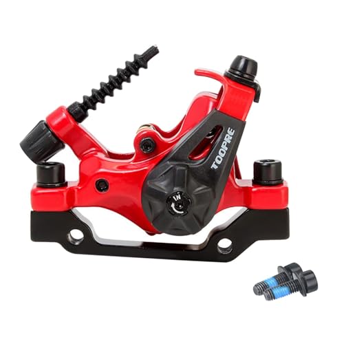 PciDinFo Frein à Disque Mécanique pour Vélo, Double Piston, Commande par Câble, étrier en Aluminium, Réglage Facile, Convient Aux VTT et Aux Vélocycles,...