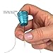 SINGER Slip Stop Thimbles, Size Large and XLarge, Metallic Blue and Purple - Set of 2