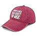 TRSGYWHS Sounds Like Bullshit to ME Hat Men Fashion Baseball Caps Funny Birthday Gifts for Women Wine Red