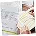 HAPINARY 15sheets Notepad Page Markers Professional Highlight Strips Stickers for School Office and Home Use Fluorescent Index Tabs for Easy Reading and Note Organization