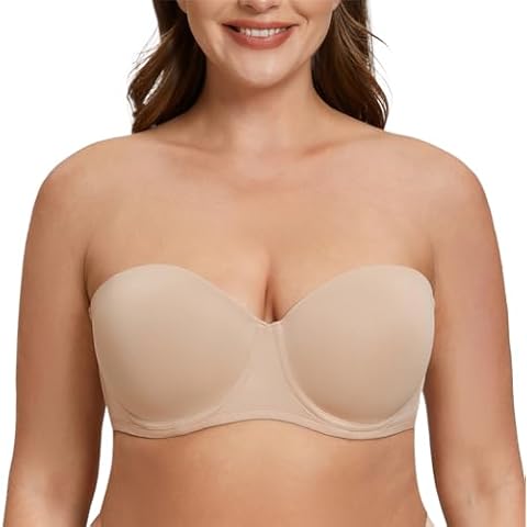 MELENECA Women's Strapless Bra 42B Cover