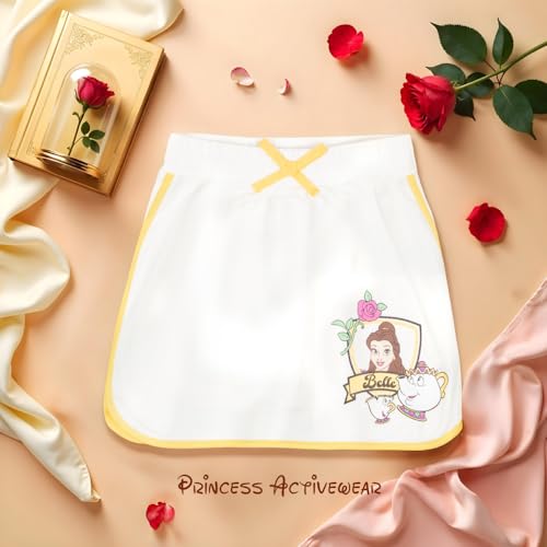 Image of Disney Princess, Lilo and Stitch, Minnie Mouse, Moana and Frozen Girls 2-Piece Sets - Short Sleeve T-Shirt and Skort for Kids