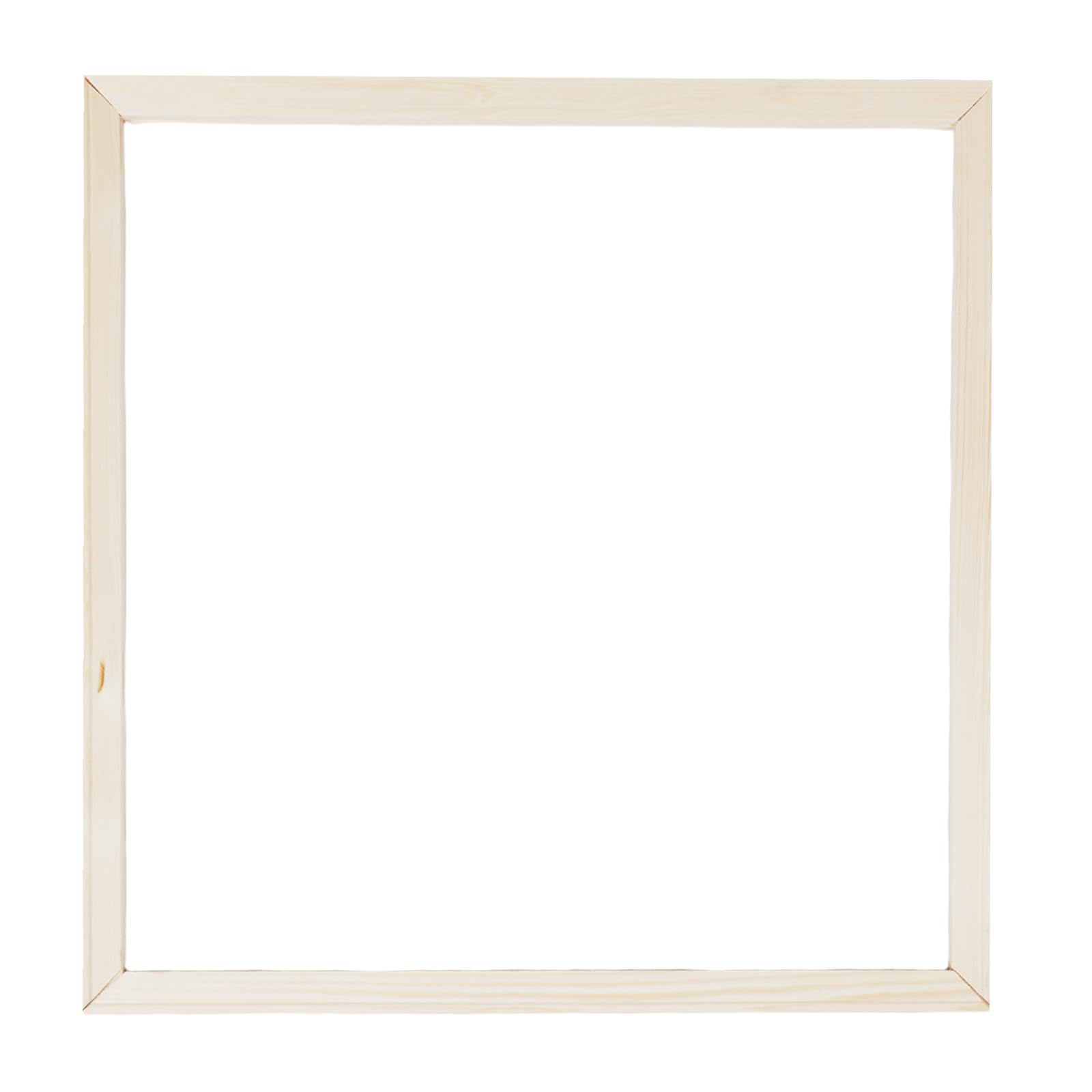 Bastidor de madera rústico natural 50x50 de diseño para lienzo