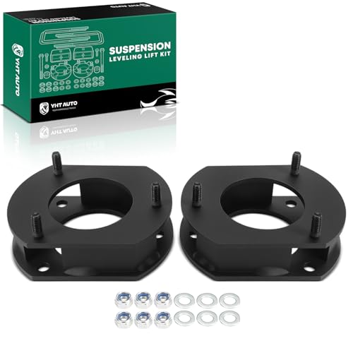 YHTAUTO 2.5 inch Front Leveling Lift Kit Compatible with Jeep Grand Cherokee WK2 Series 2011-2022, RWD/4WD, Steel Strut Spacers Suspension Leveling Kit w/Hardware Kit Set of 2