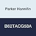 Parker Hannifin B62TACG53A B6 Series 4 Way Air Control Valve, Double, 2 Position, 1/4" Int. Port #1/Tapped M5, Flush Locking, Grommet-18" Leads 120/110V / 60/50 Hz AC, 3/8" NPT NAMUR Mount