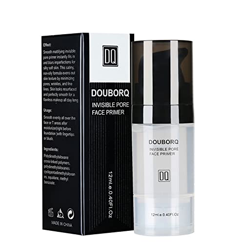 Invisible Pore Foundation Primer All Matte Primer Face Makeup 2PCS (0.4 and 0.2 FL.OZ), Oil- control and Smooth Face Primer Gel