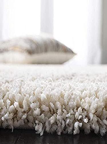 Image of Modern Micro Fiber Rug /Carpet for Hall, Bedroom, Kichen, Kids Room, Baby Room Etc.Color-Ivory N Beige Size 4x6 feet