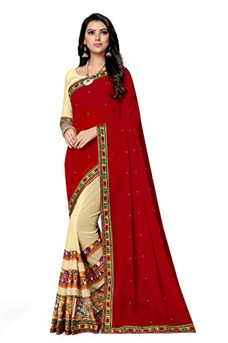 Image of SERONA FABRICS Ethnic Saree (or) Sari for Women, Ideal for Wedding, Party, Festive & Daily Wear