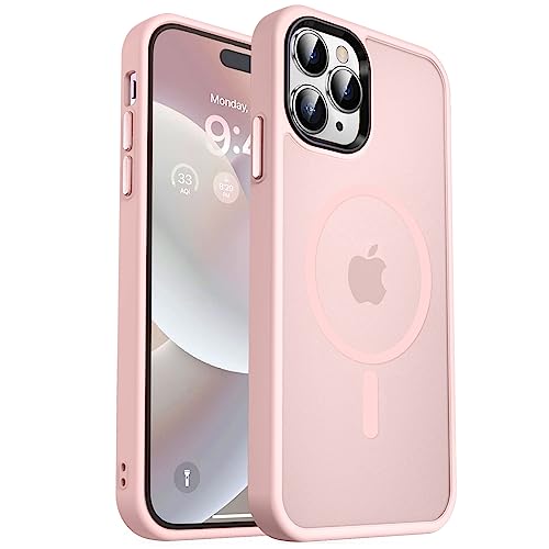 Image of MOCCA Magnetic Shockproof for iPhone 14 Pro Max Case,Pink