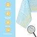 DUOCUTE Blue and Gold Tablecloths for Party 4 Pack - 54 X 108 inch, Gold Dot Confetti Disposable Rectangular Plastic Table Cover for Baby Shower Boy Birthday Engagement Wedding Christmas BBQ Party