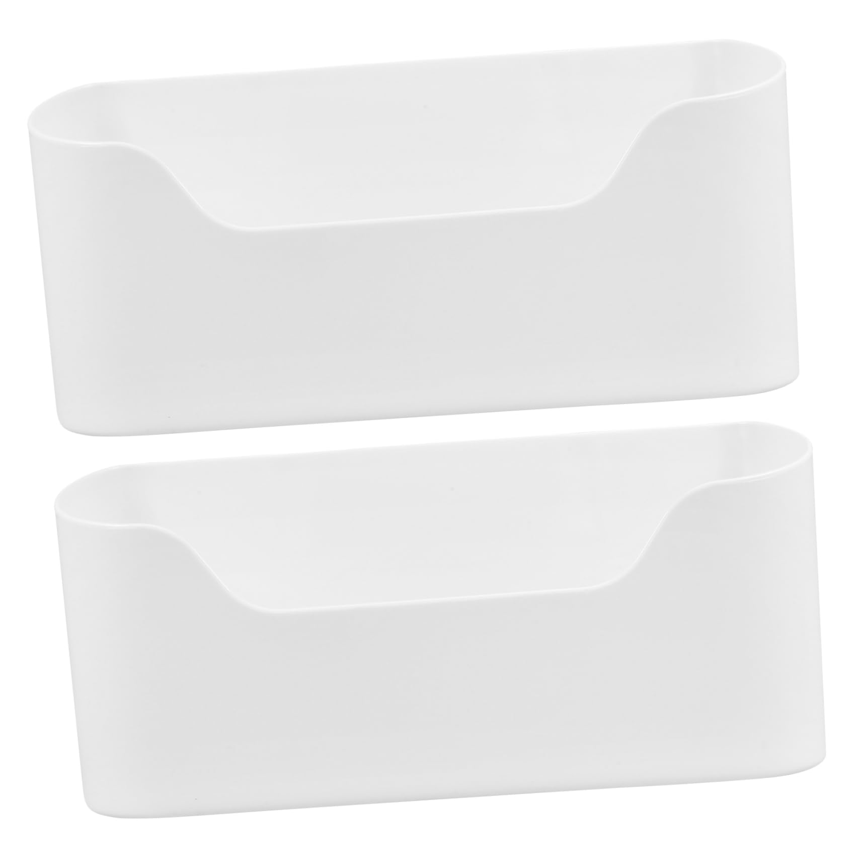 Alipis 2Pcs Adhesive Cabinet Door Organizer Wall Mounted Storage for Kitchen Bathroom No Drilling Required Space Saving Holder for Sundries and Stationery