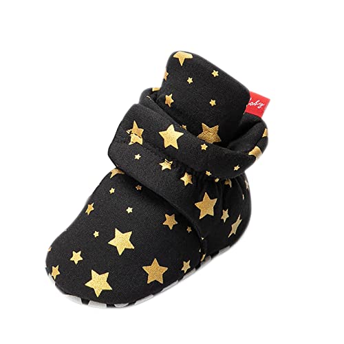 Infant Christmas Pattern Socks Shoes Baby Warm Cotton Shoes Soft Comfortable Infant Warming Shoes Baby Sock Shoes