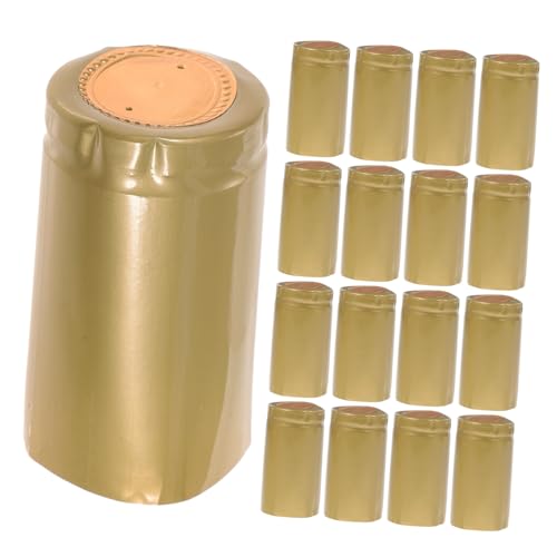 DECHOUS Professional Wine Bottle Heat Shrink Capsules Red Wine Bottle Seals Heat Shrink Wine Bottle Tops Bottle Top Shrink Film Pvc Wine Heat Shrink Capsules Double Buccal Style