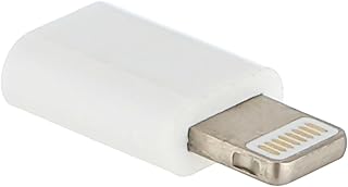 مايكرو يو اس بي الى لايتنينغ 8 بين وصلة تحويل لاجهزة ايفون 6 5 5S، أبيض