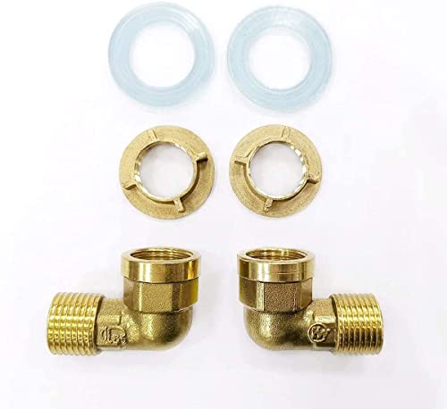 Airuida Antique Brass Wall Mount Kitchen Sink Faucet 8 Inch Center Wall Mount Faucets Connector Set Stainless Steel Commercial Kitchen #TOP2