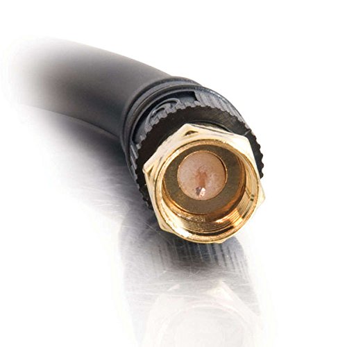 Câble F RG6 3FT avec connecteurs à visser anti-perte de signal