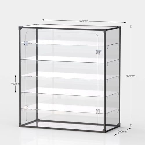 Clear Acrylic Gaming Keyboard Rack, Multi-Layer Mechanical Keyboard Storage Box, Home Collection Cabinet (Size: 50x20x60cm) - Stylish Organizer for Gamers