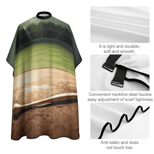 Capa impermeable para corte de cabello unisex miniatura 4