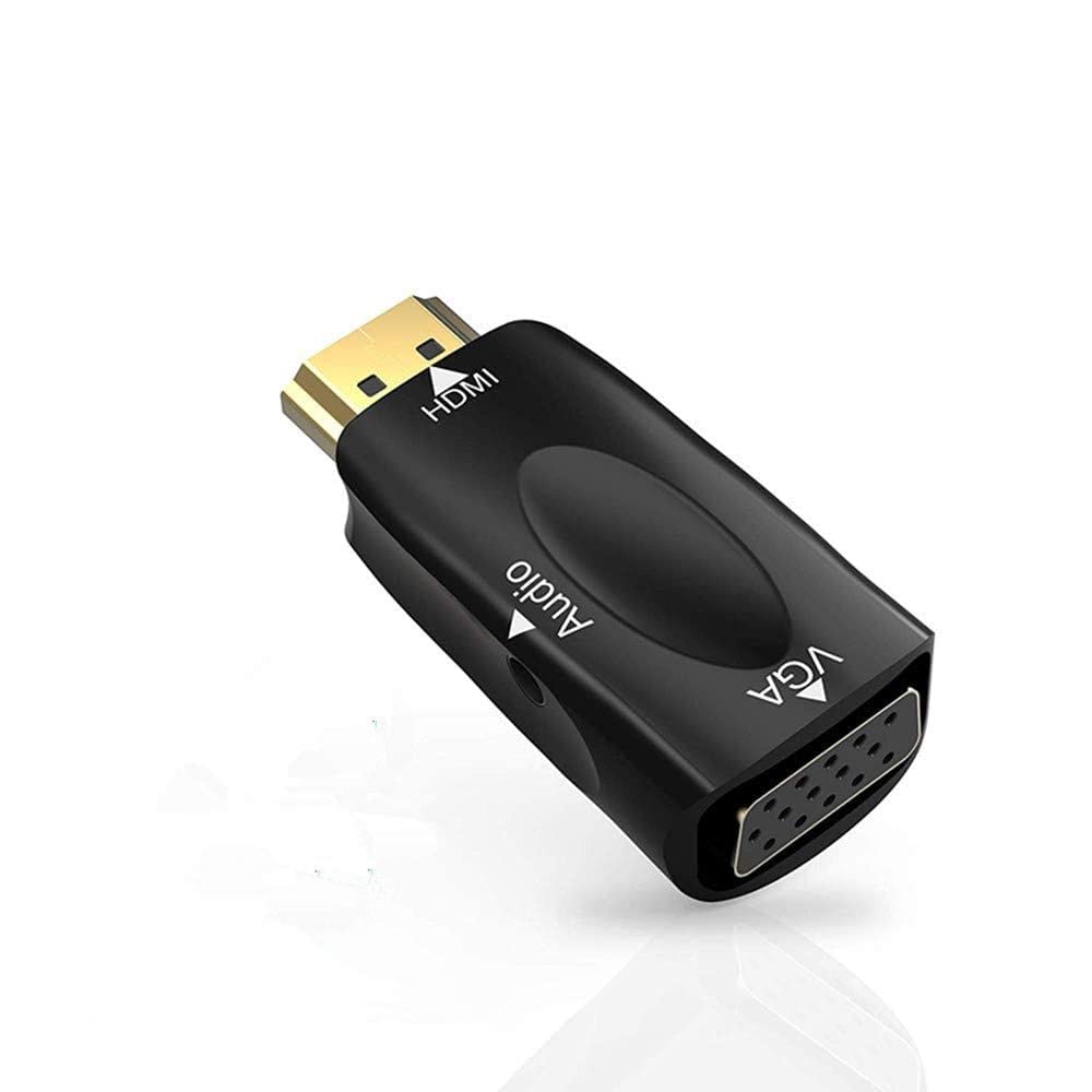 RuhZa HDMI Male to VGA Female Adapter with 3.5mm Audio Jack Cable Compatible with Monitor/Laptop/Computer/PC/Projector/HDTV/Chromebook/Xbox and More (B0BZ5L3X26) Amazon Price History, Amazon Price Tracker