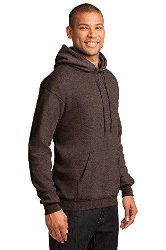 Port & Co ™ Core Fleece Pullover Hooded Sweatshirt. PC78H - [Oatmeal Heather]4