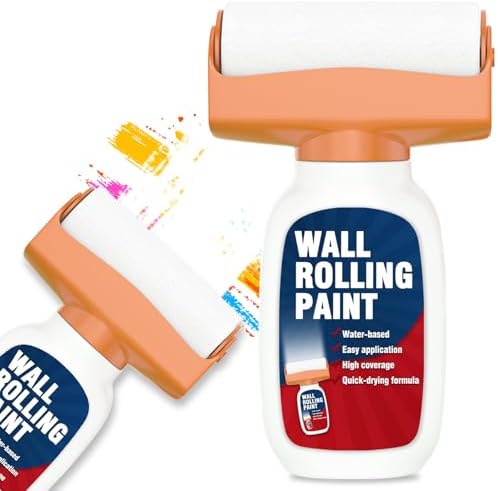 Seocam White Paint for Wall, 500g White Touch up Paint for Walls, Waterproof Whites Wall Paints, Quick-Drying Walls Repair Kit, Ready to Use Interior Paints, Covers Stains, Graffiti