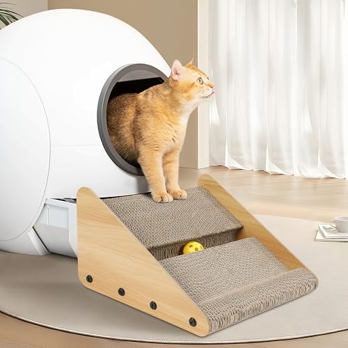 Rampilla para caja de arena para gatos y gatitos miniatura 1