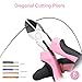 FASTPRO 5-Piece Pink Utility Pliers Set with Storage Bag, Includes Groove Joint, Diagonal, Long Nose, Slip Joint Pliers and 8