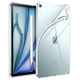 JETech iPad Air 11 インチ M3/M2 (2025/2024)、iPad Air 5/4 ケース (10.9インチ、2022/2020モデル、第5/4世代用) ソフトTPU 透明 スリム 耐衝撃 タブレットカバー Pencil Pro/Pencil 2充電対応 (クリア)