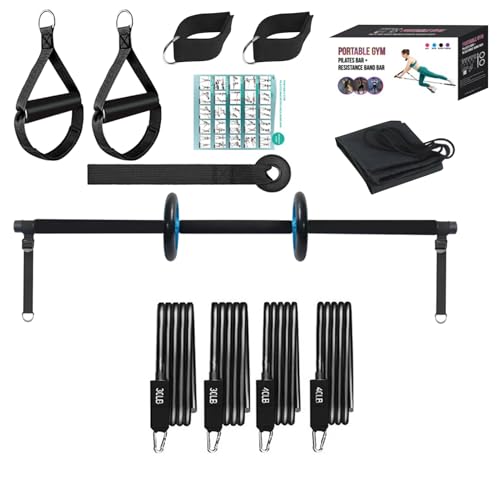 Kit de barre de pilates portable pour éliminer le mal de dos et se muscler au salon