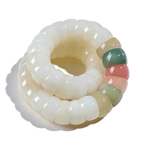 Image of Fidget Bracelet for Women Natural Bodhi Seeds Beaded Anxiety Stress Bracelets Zen Fidget Stretch Bracelets Alleviate Protection Healing Bodhi Jewelry Gifts for Women Men