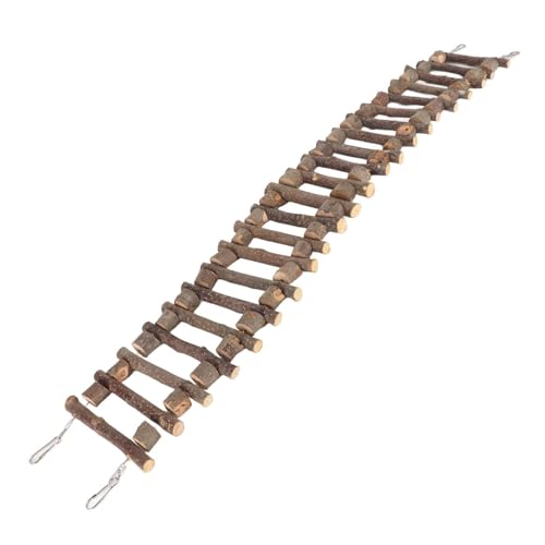 Kleintierleiter, Haustierprodukte, Vogelleiter, Haustier-Kletterleiter, Vogelleiter Für Käfig Parrot Swing Bridge Holz Cockatiel Käfig hängende Kletterleiter Für Papageien(30cm)