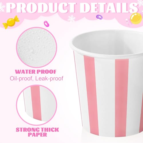 Image of Zeyune 500 Pieces 4.5 oz Ice Cream Cups Disposable Bulk Ice Cream Bowls Yogurt Dessert Cups Disposable Soup Bowls for Snack Hot or Cold Food, Wedding Baby Shower Birthday Party Supplies, 10 Colors