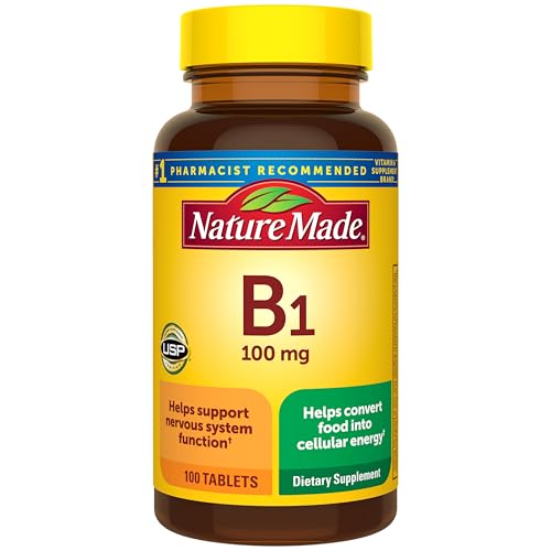 Nature Made Vitamin B1 100mg Tablets 100 Tablets