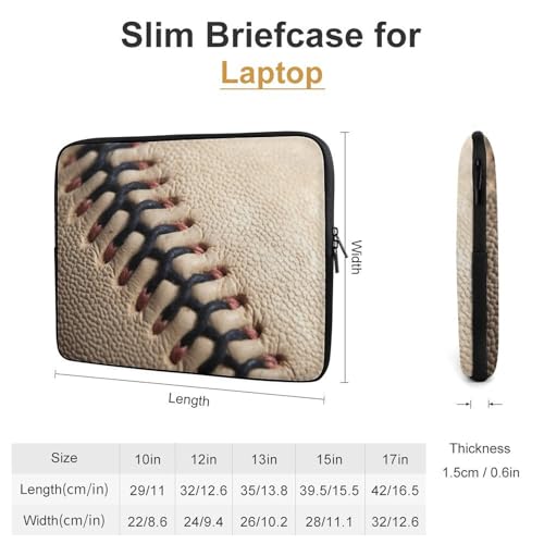 Funda para portátil 15 pulgadas estilo baseball impermeable miniatura 2