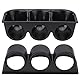 Universal Schwarz 52mm 3 Loch Triple Gauge Meter Pod Halterung Halter für Auto Lkw Motorrad Boot