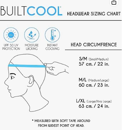 Builtcool Adult Cooling Bucket Hat - Boonie Hat For Fishing, Camping, And Kayaking - Small/Medium, Khaki #TOP4