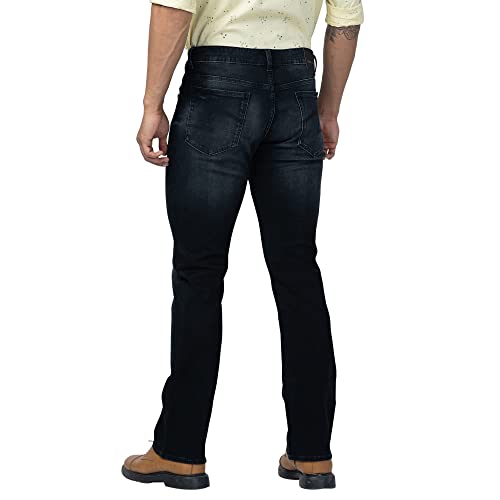 Image of Spykar Men's Rafter Boot Cut Mid-Rise Casual Jeans