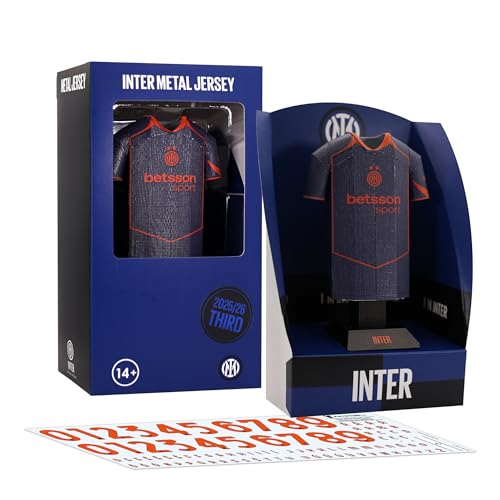 Inter Milan FC 25/26 - Camiseta de metal coleccionable