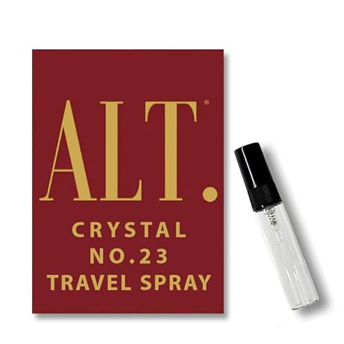 ALT Crystal No 23 Perfume for Women & Men - Travel Size Spray Size 5mL, Mini Alt Crystal 23 Travel Size Perfume Cologne, 2025 Edition - 5mL